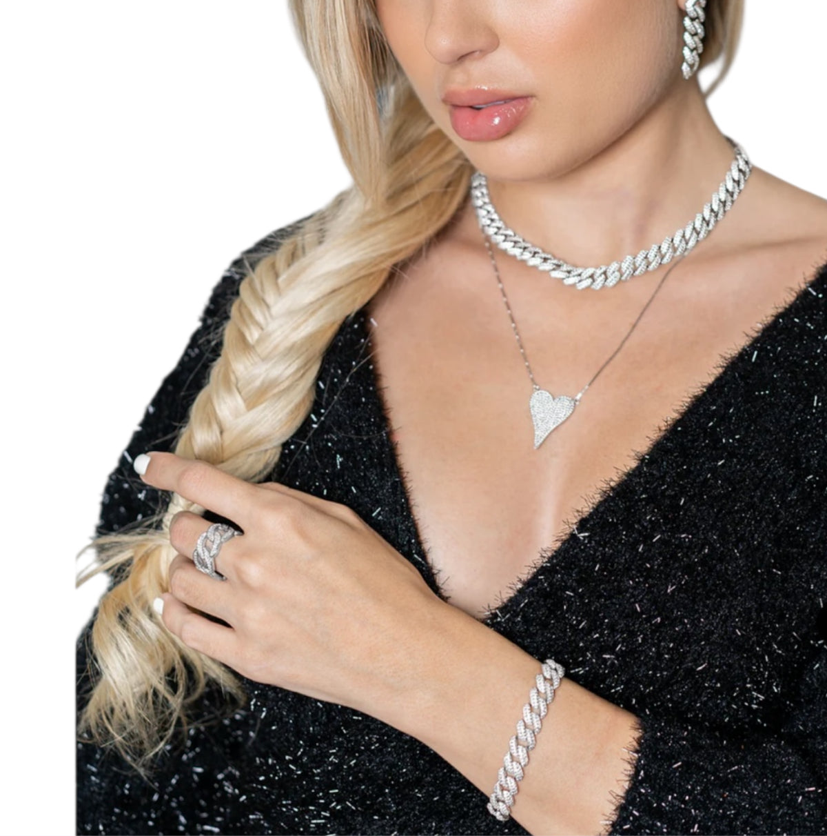 CZ Cuban Link Ring
