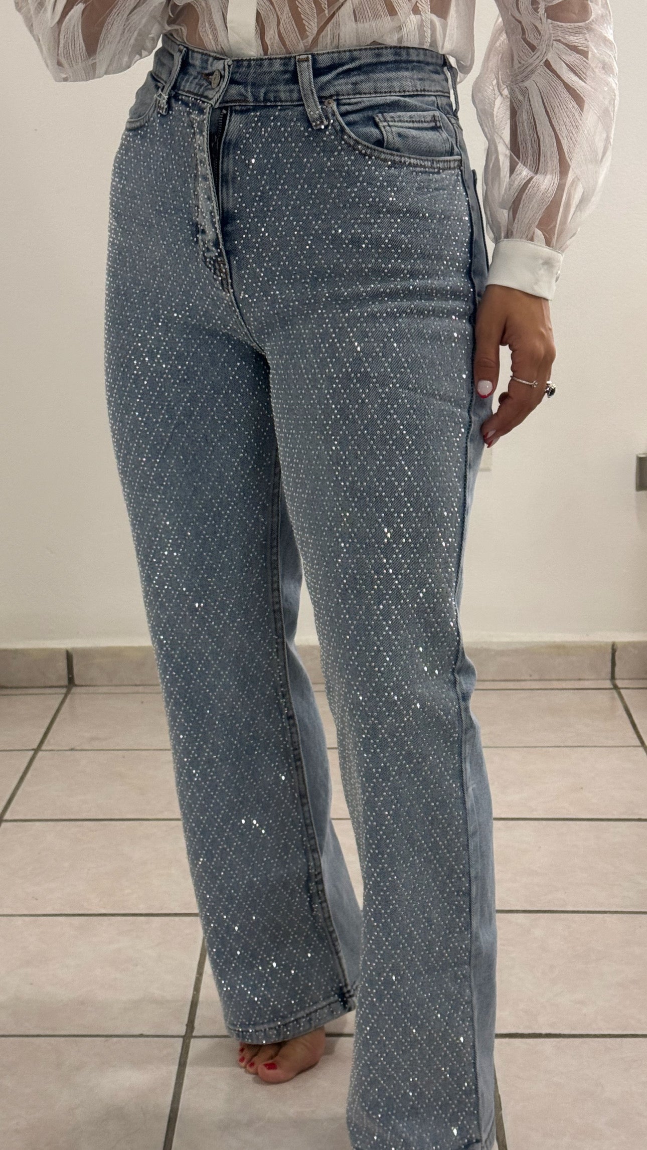 Rhinestone Jeans