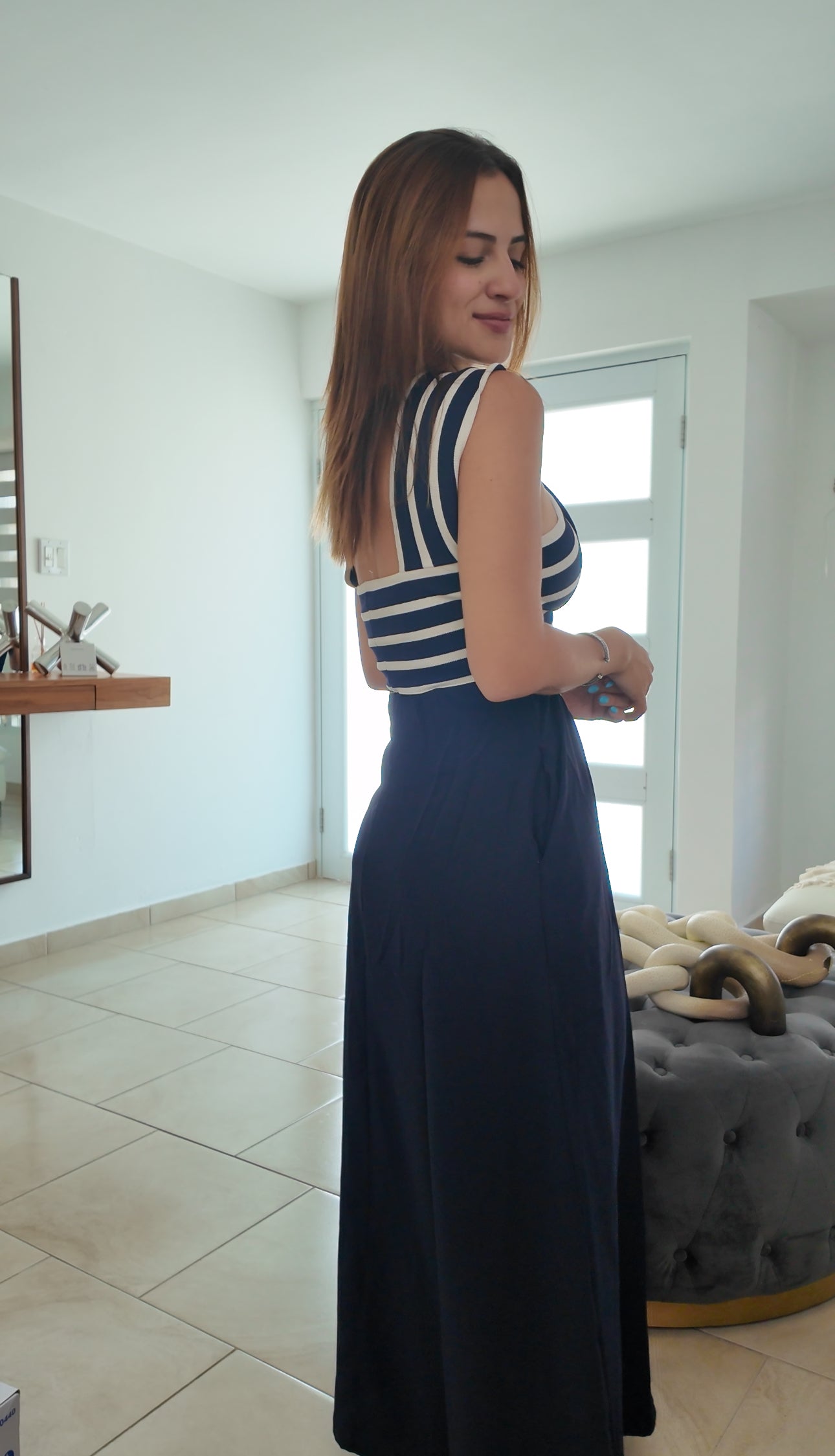 Navy Chic Maxi Dress