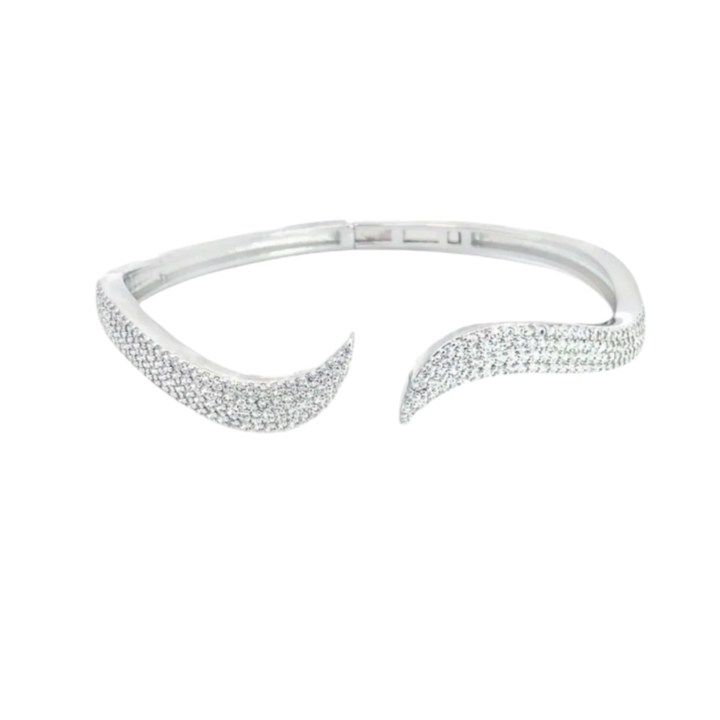Full CZ Stone Paved Bangle Bracelet