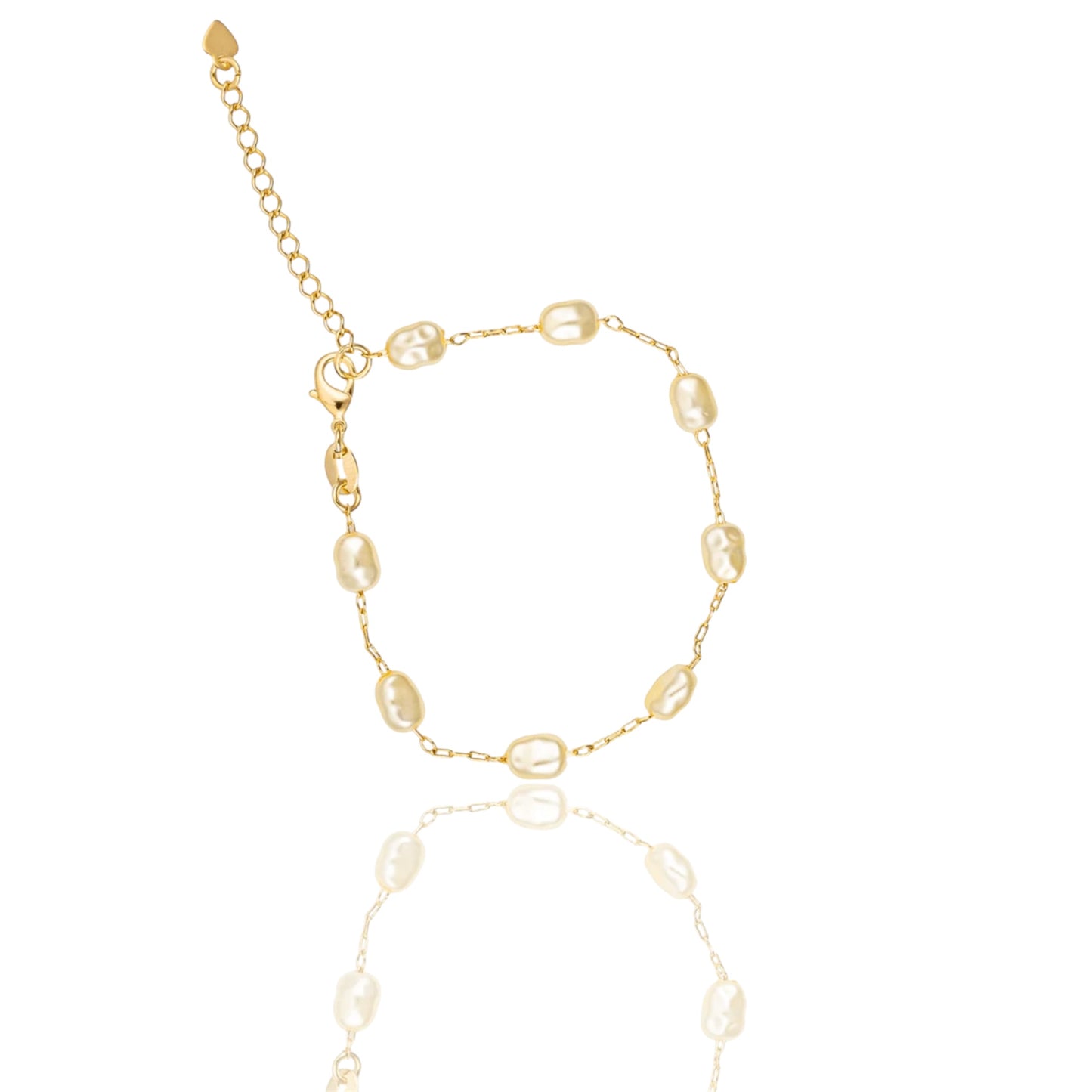 Pearl Oval Bracelet