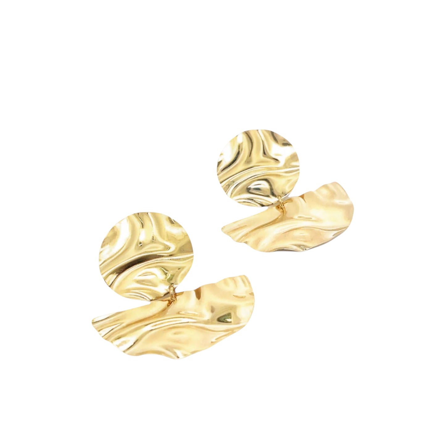 Round Semicircle Earrings