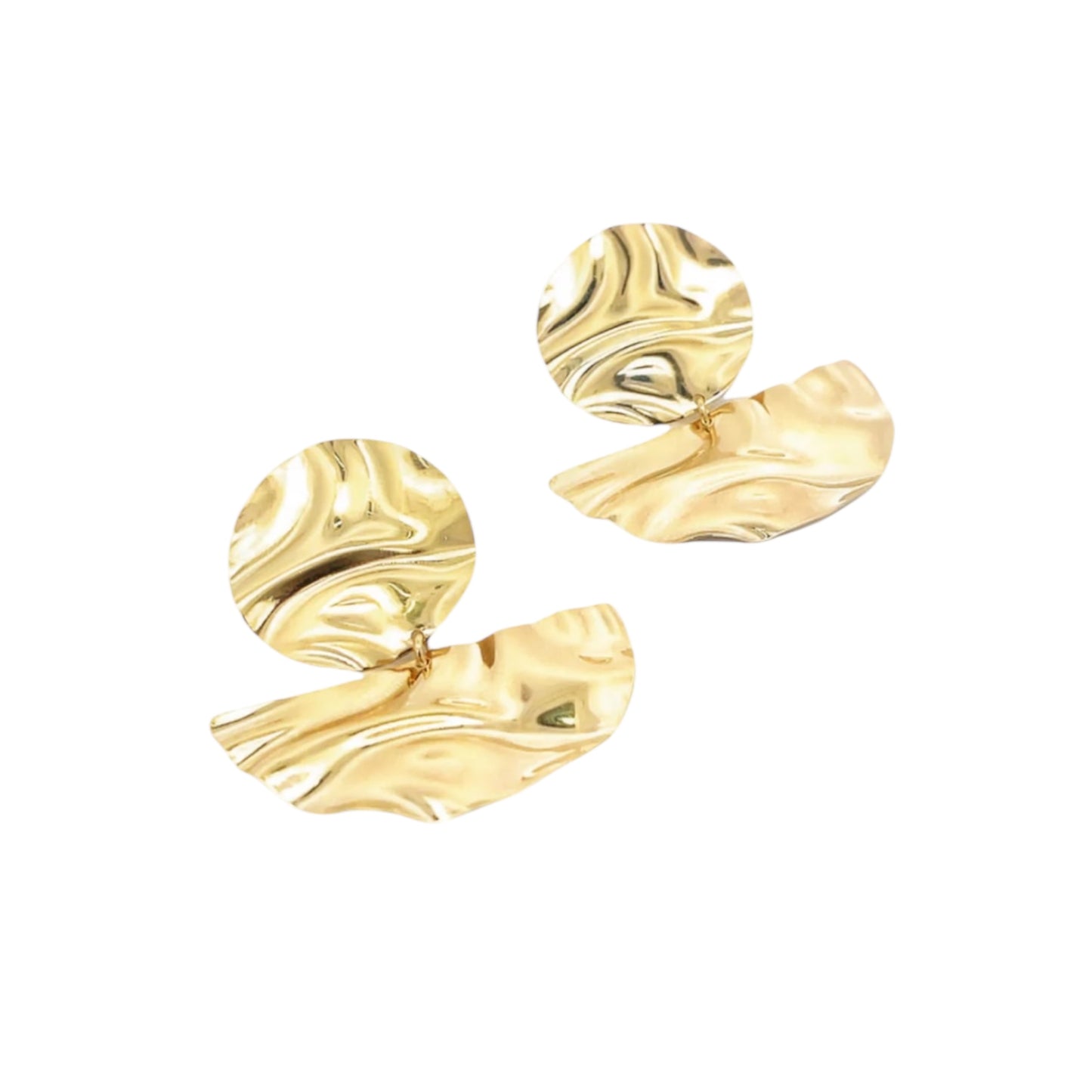 Round Semicircle Earrings