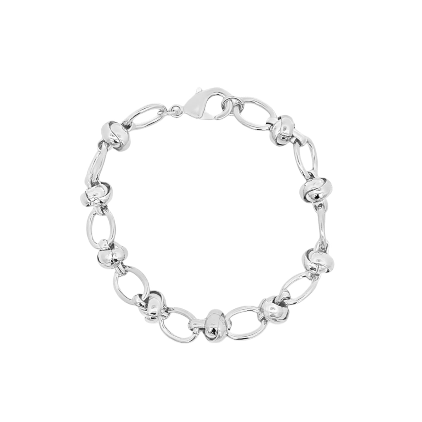 Oval Link Knotted Bracelet