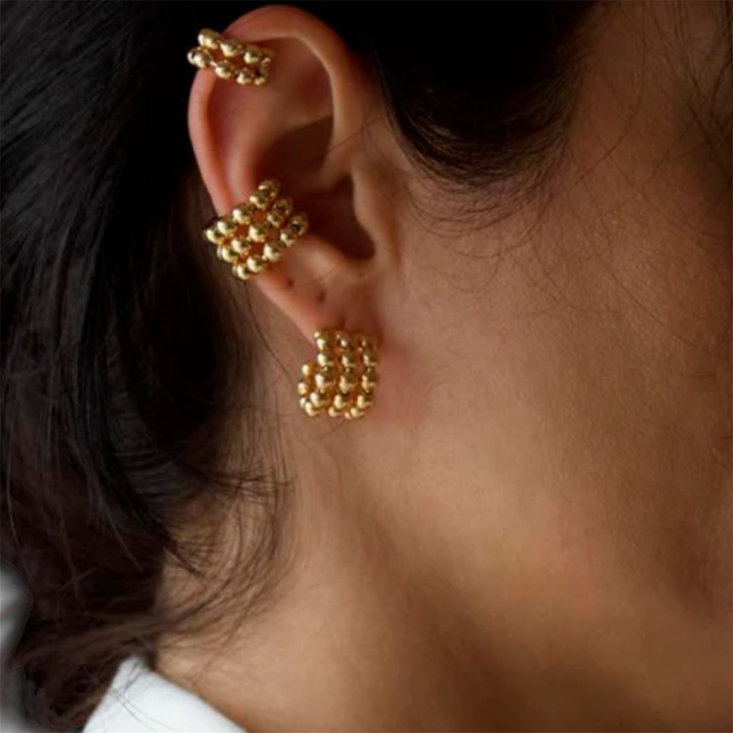 Beaded Push Back Hoop