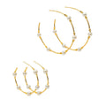 Pearl Hoop Earrings