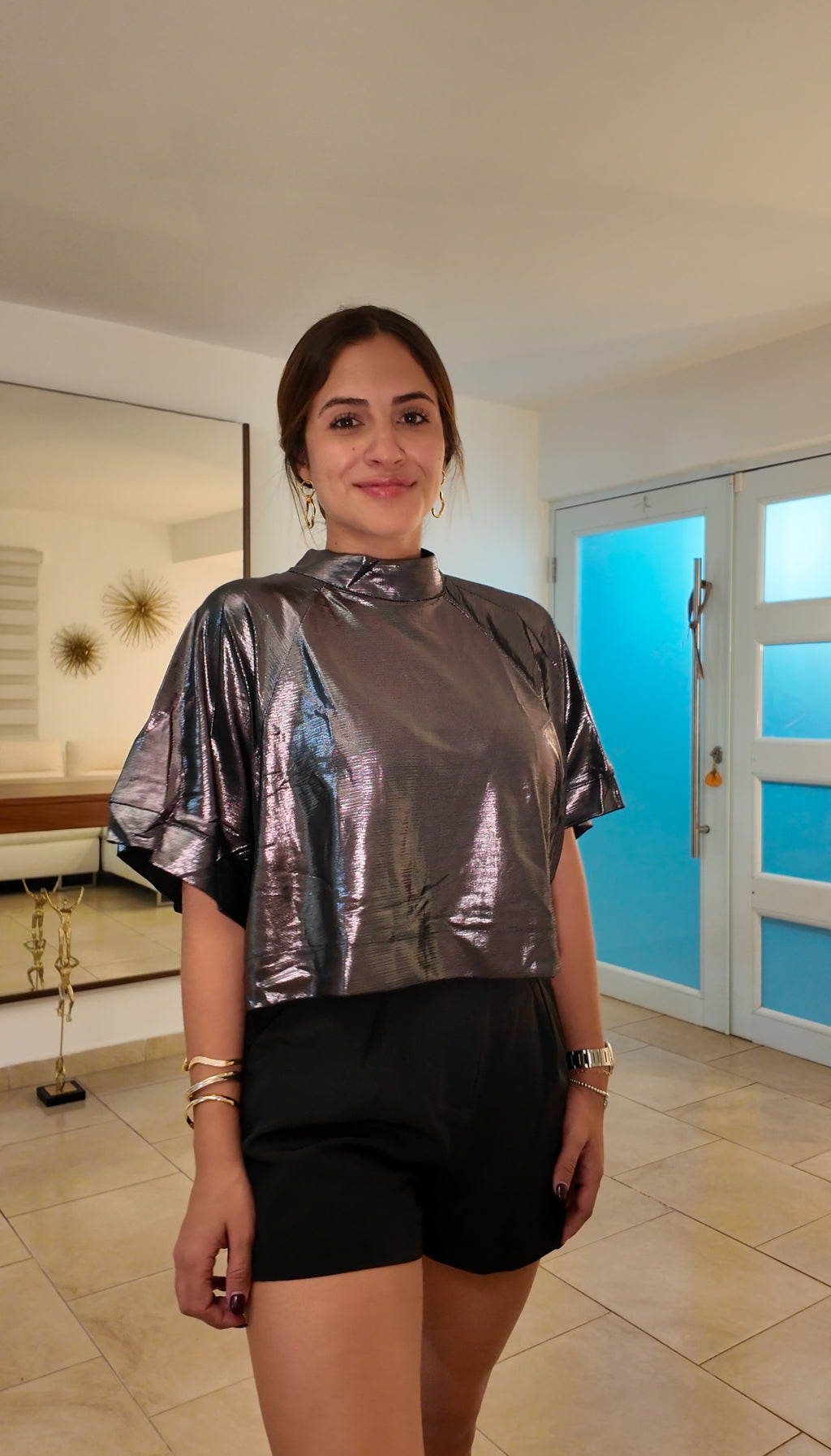Pewter Metallic Top