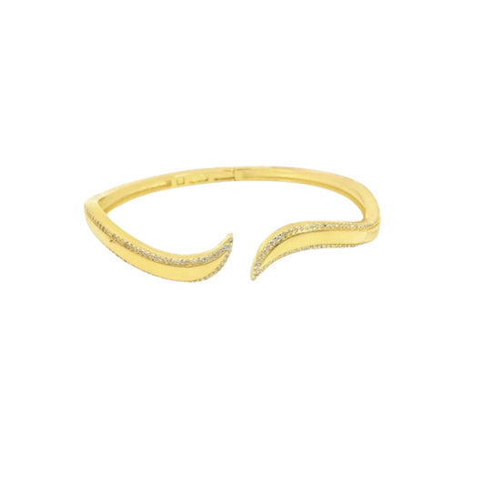 CZ Stone Paved Bangle Bracelet
