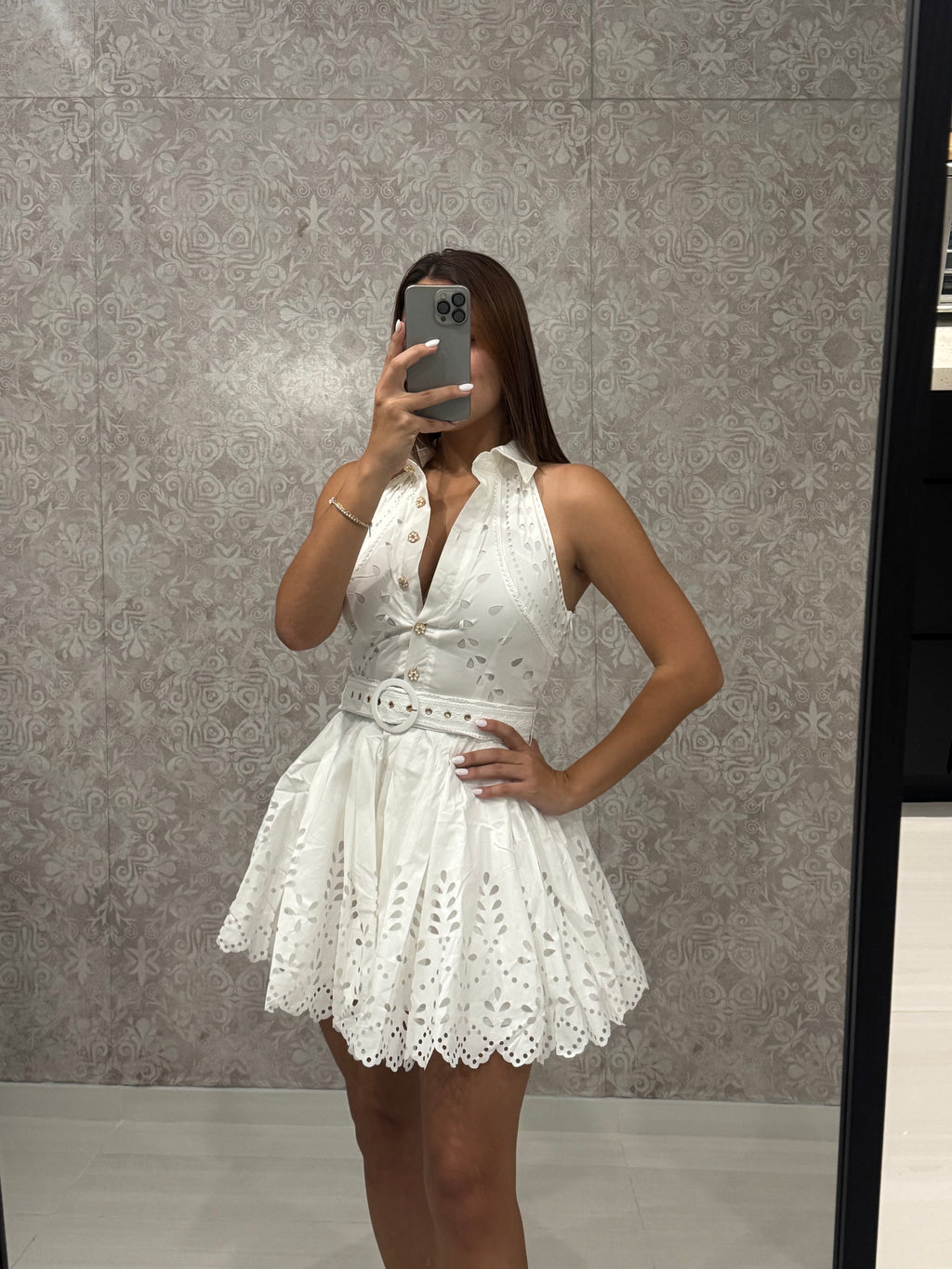 White Rose Dress