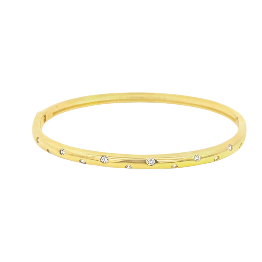 Vintage Designed CZ Bangle