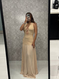 Golden Sands Nude Dress
