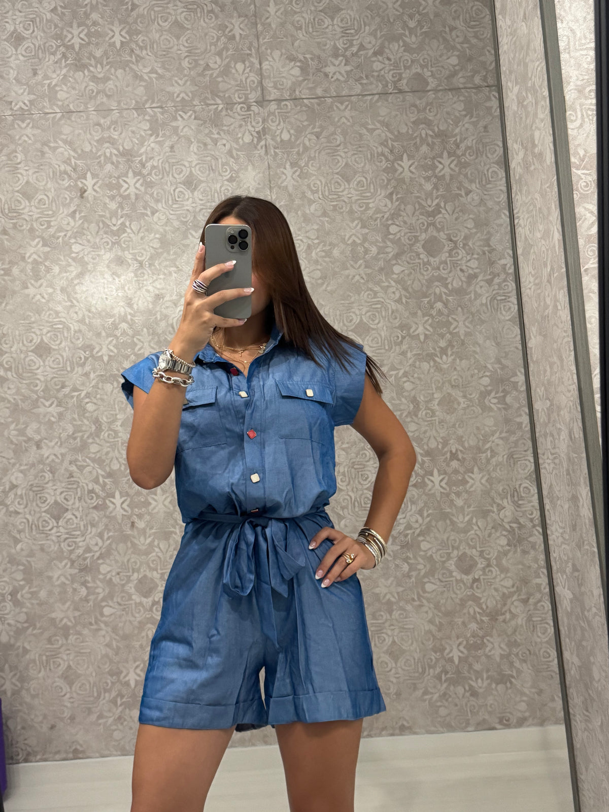 Indigo Romper
