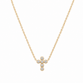 Celeste Mini Cross Necklace