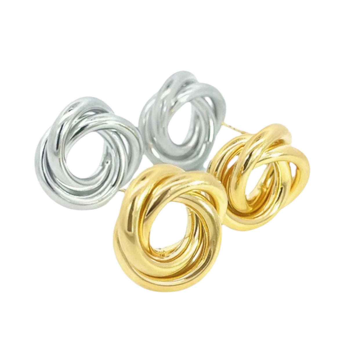 Classis Ribbon Knot Stud