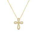 Baguette Cross Crucifix Necklace