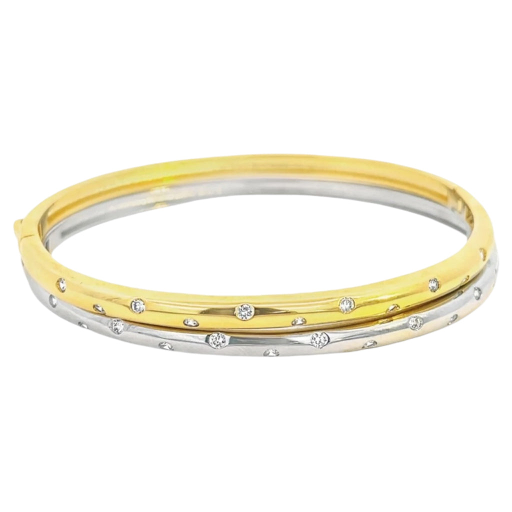 Vintage Designed CZ Bangle