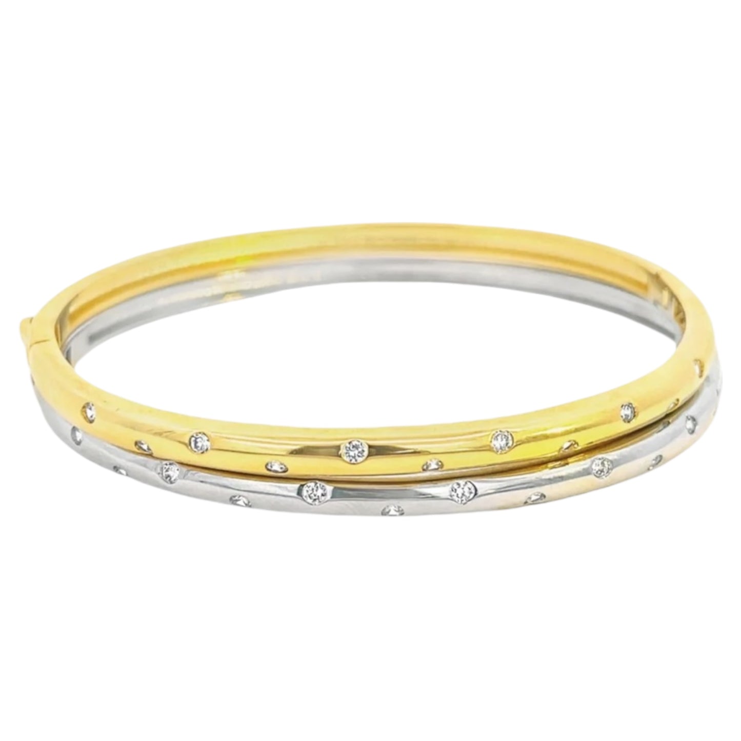 Vintage Designed CZ Bangle