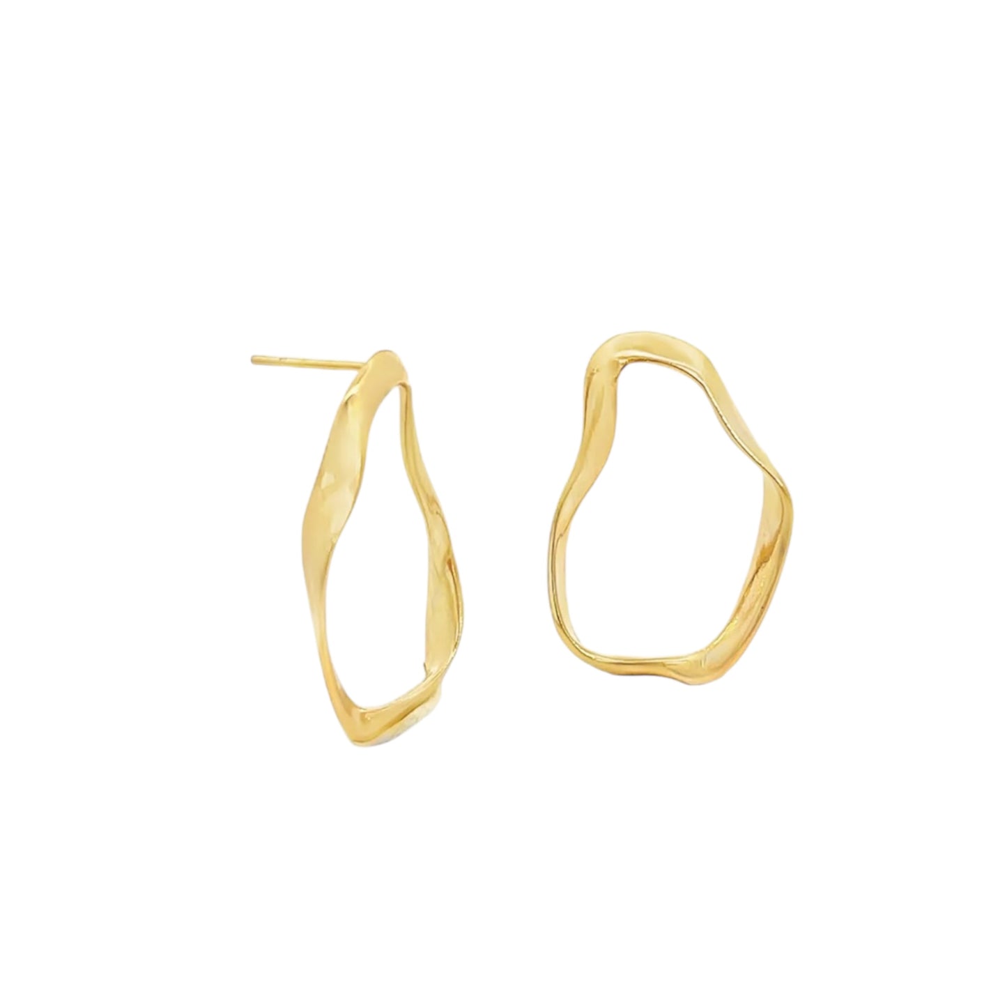 Abstract Oval Earrings