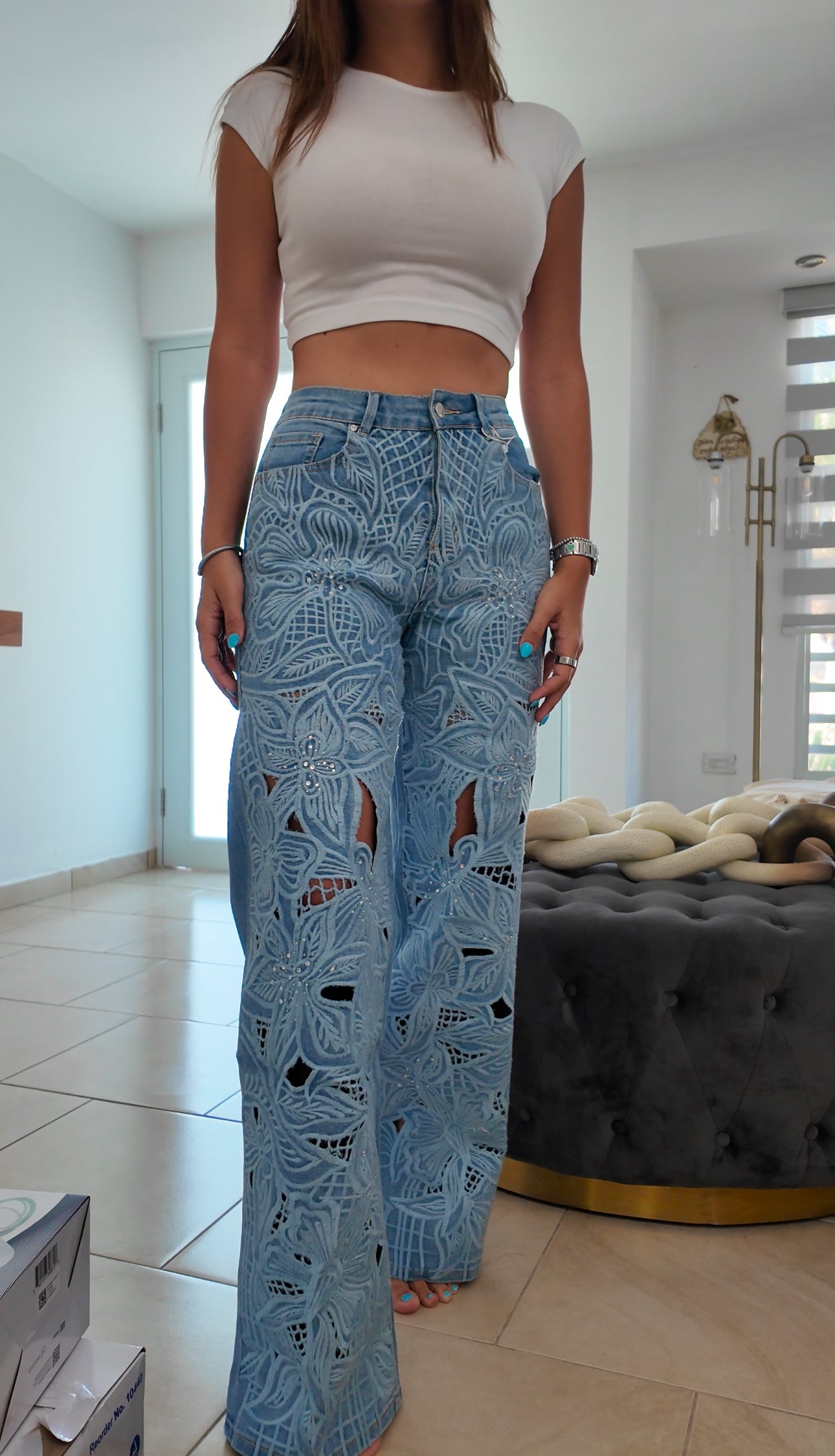 Blue Lace Jean - PRE ORDER