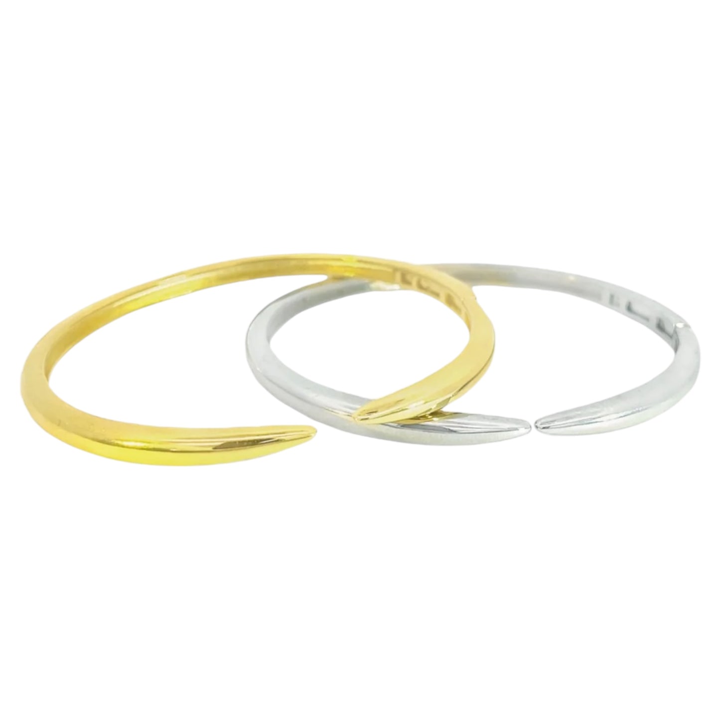 Claw Skinny Plain Bangle Bracelet