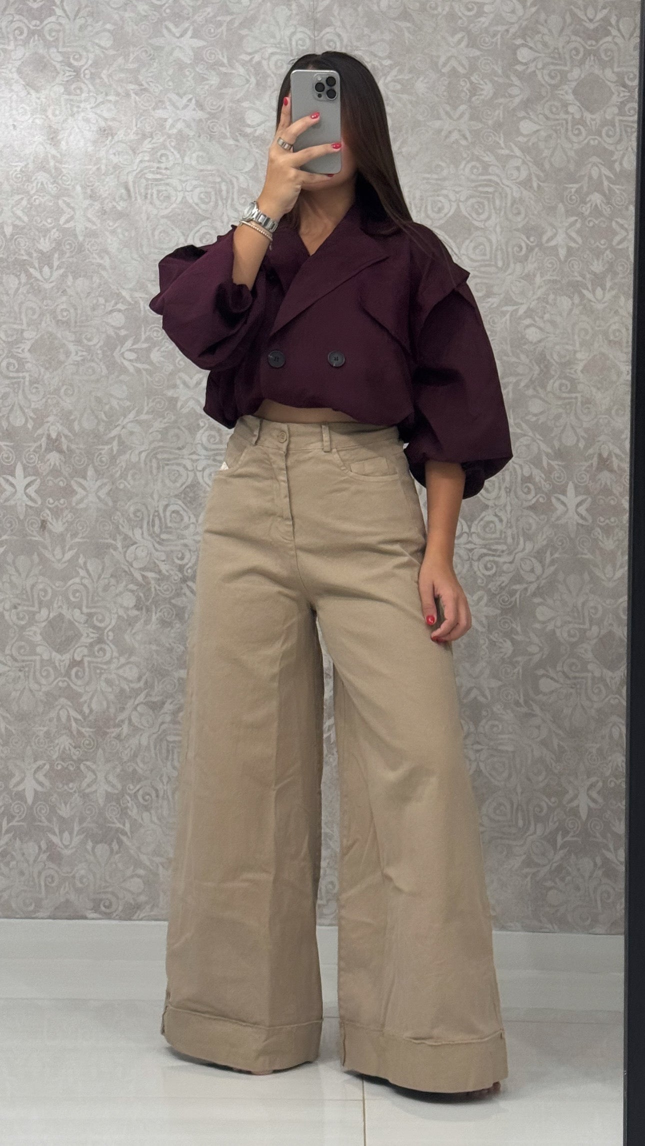 Burgundy Jacket