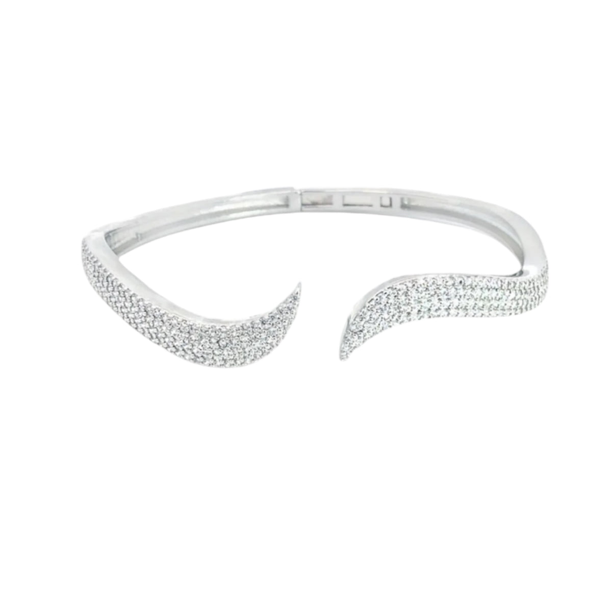 Full CZ Stone Paved Bangle Bracelet