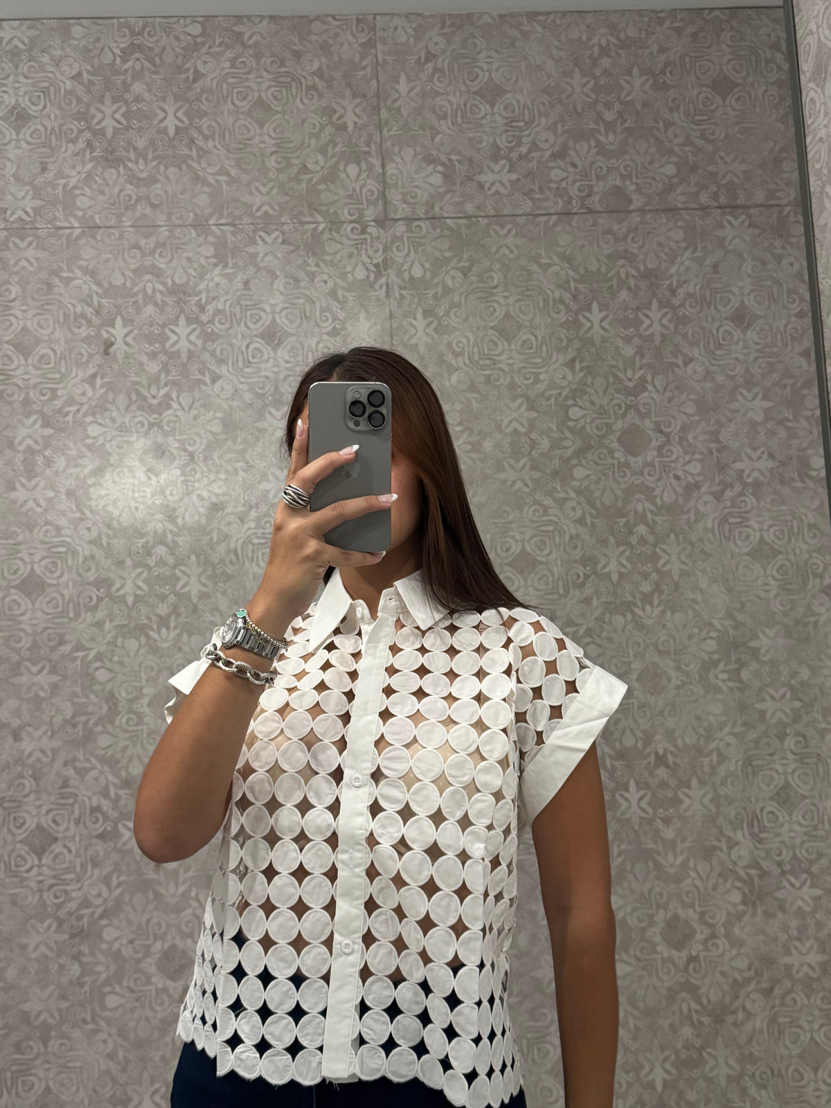 Pop Circle Blouse