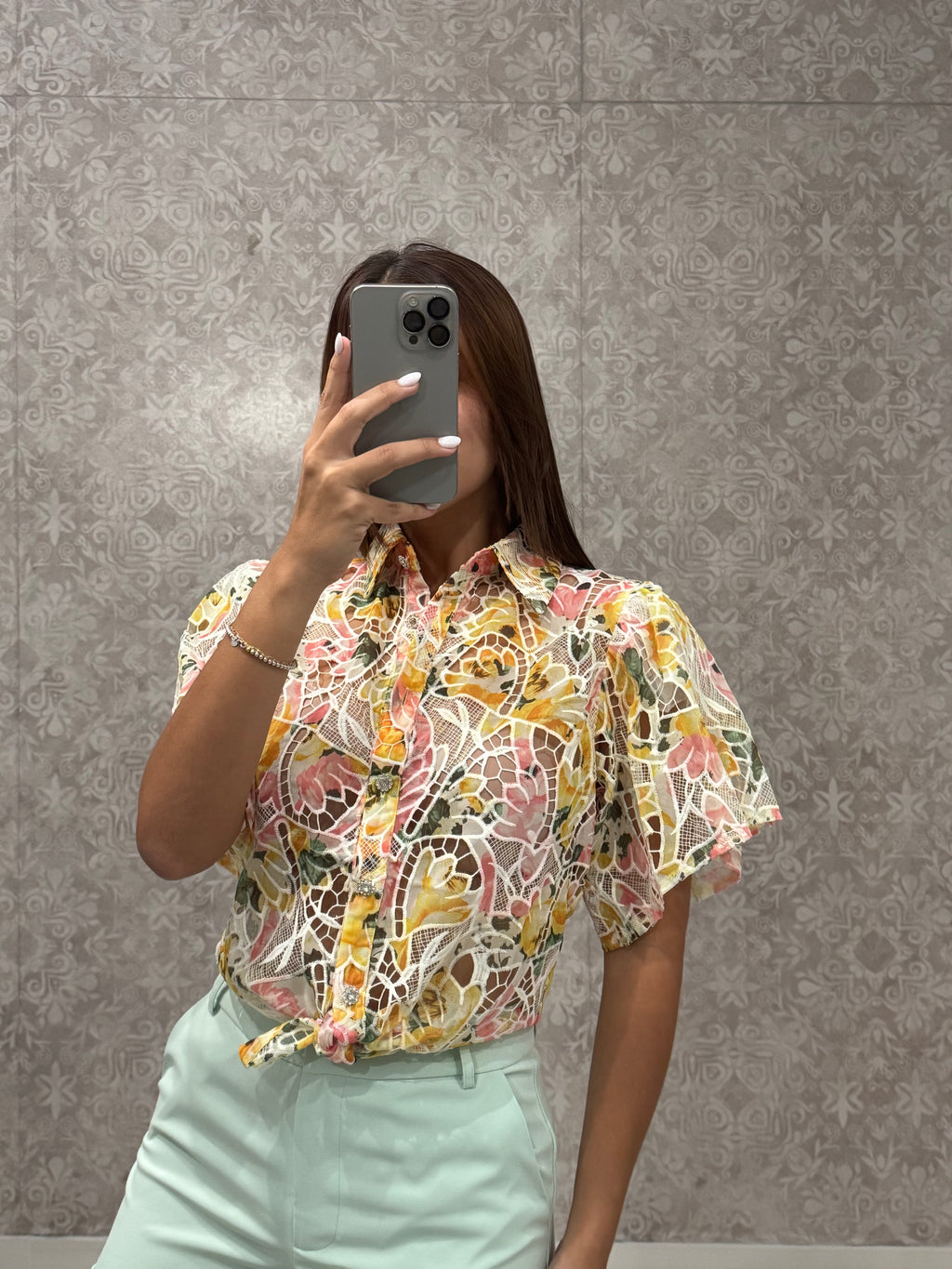 Tropic Lace Blouse