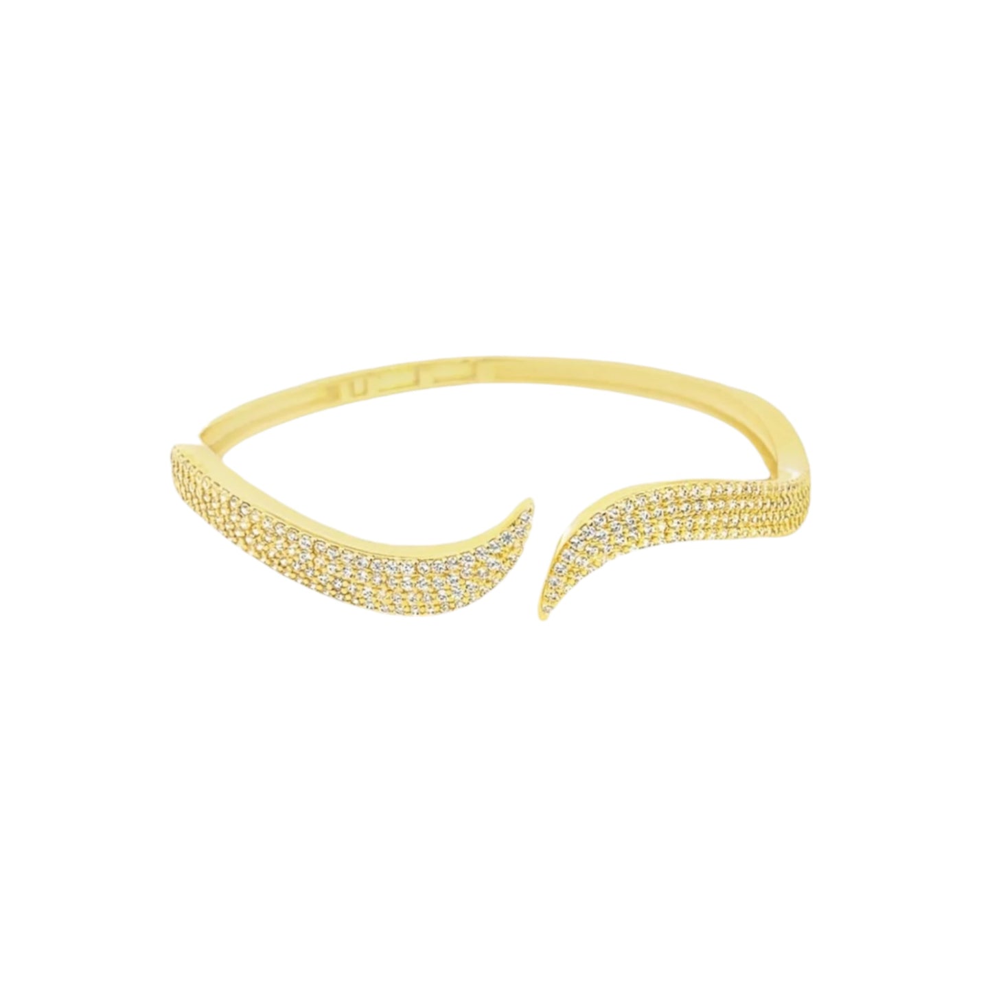 Full CZ Stone Paved Bangle Bracelet