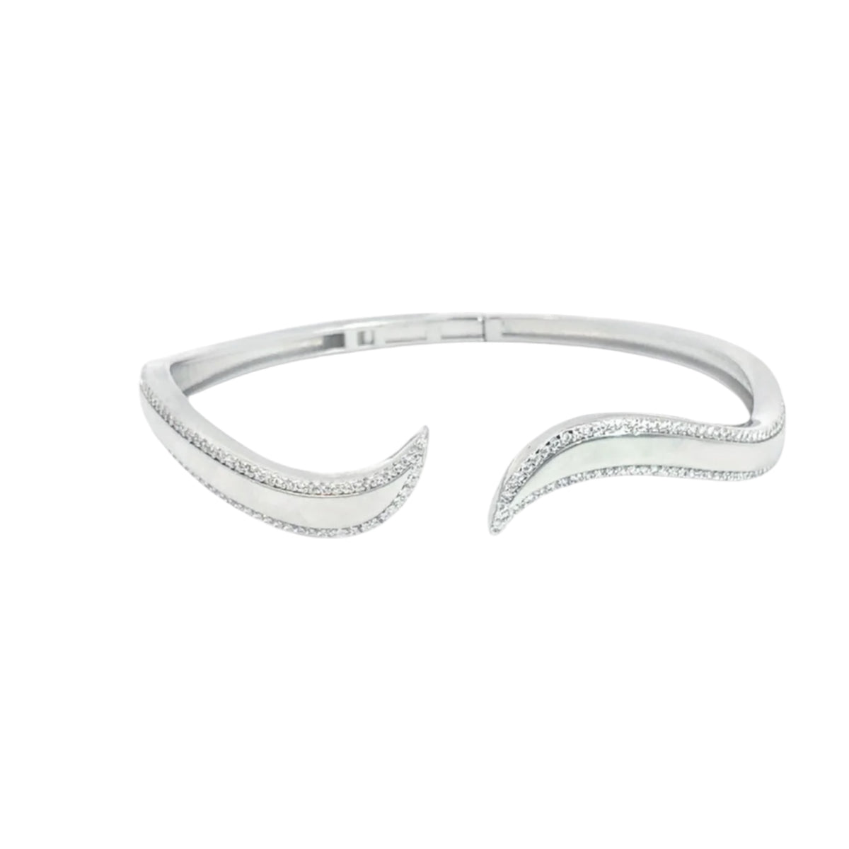 CZ Stone Paved Bangle Bracelet