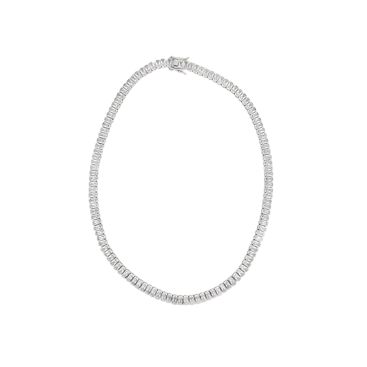 5mm Baguette Necklace