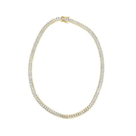 5mm Baguette Necklace