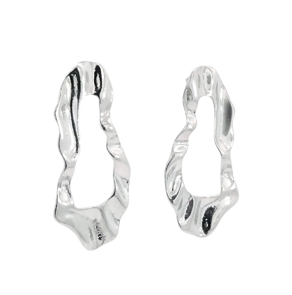 Oval Droopy Earrings