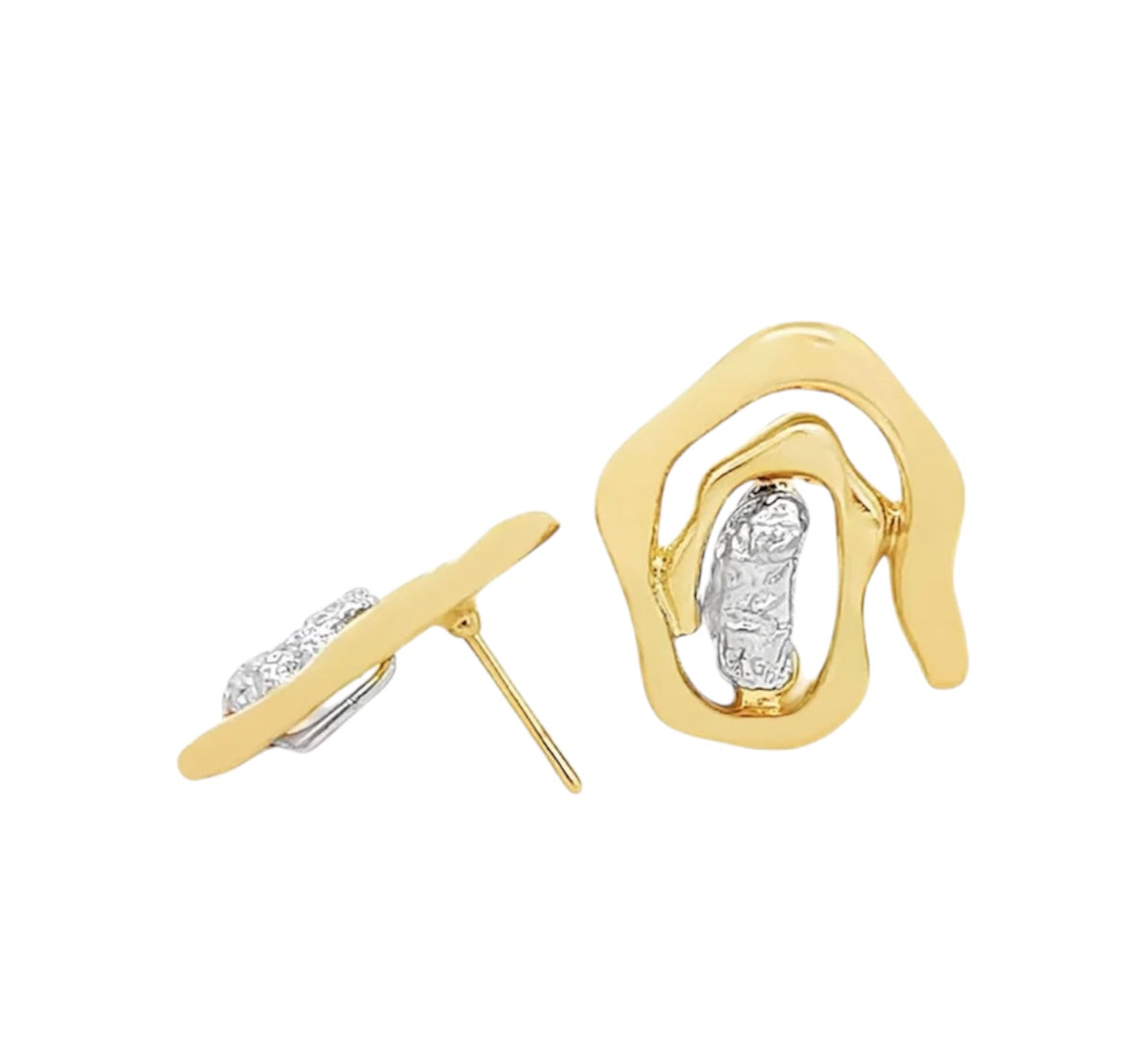 Wavy Spiral Earrings