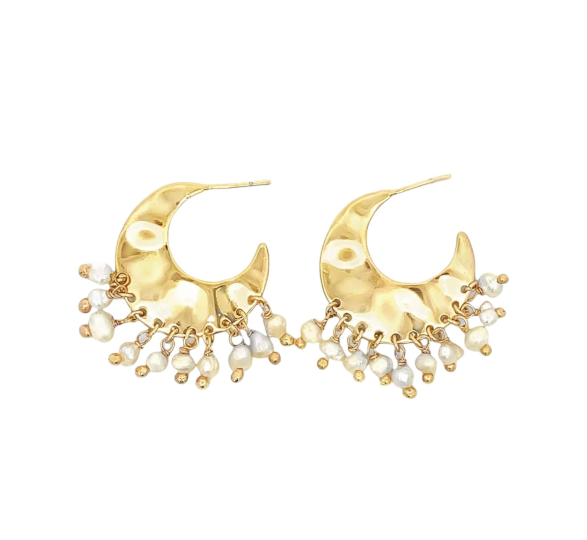 Dangle Fresh Water Pearl Earrings