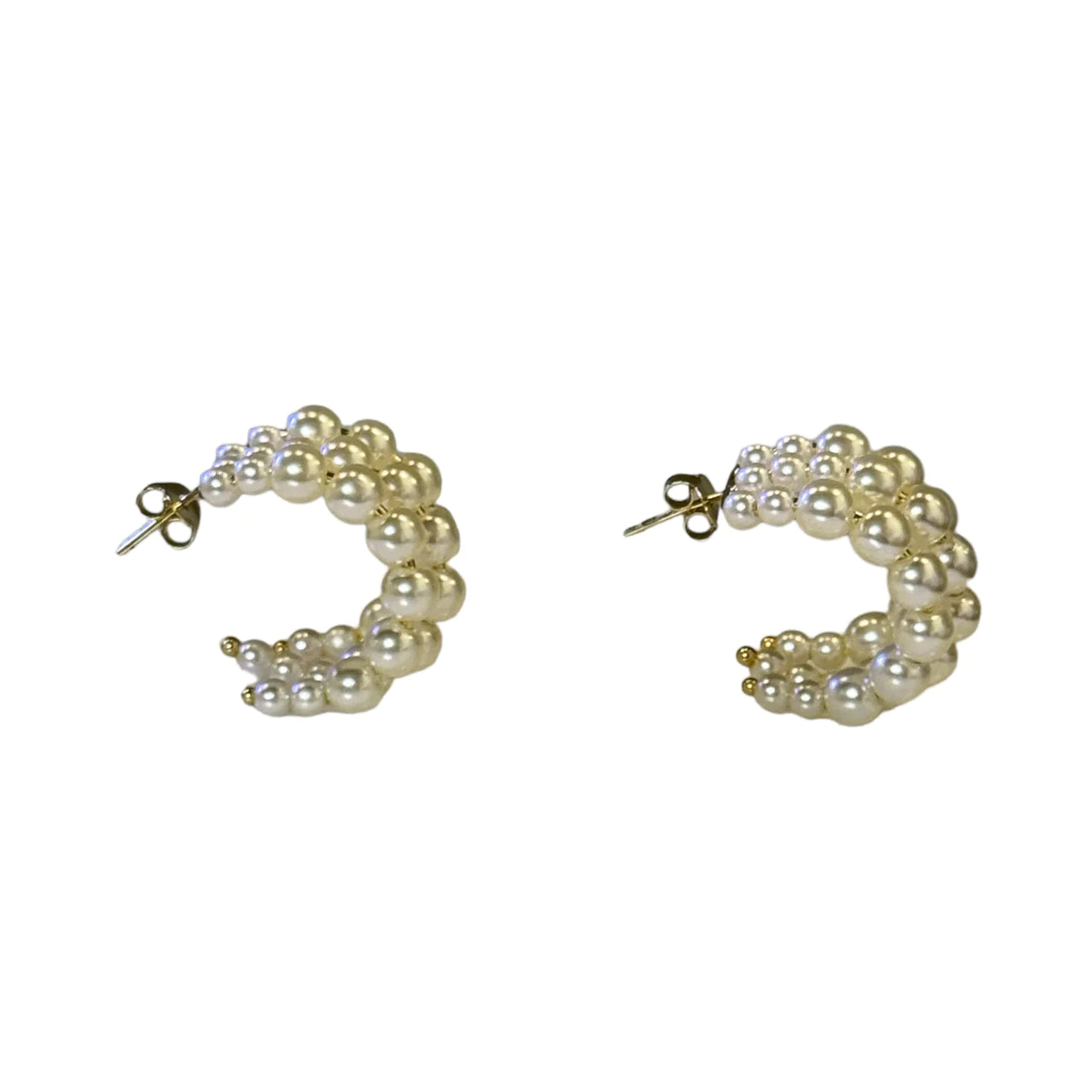 Amira Pearl Hoops