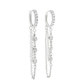 Dangle Link Chain Earrings