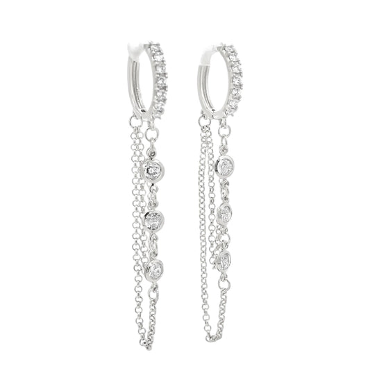 Dangle Link Chain Earrings