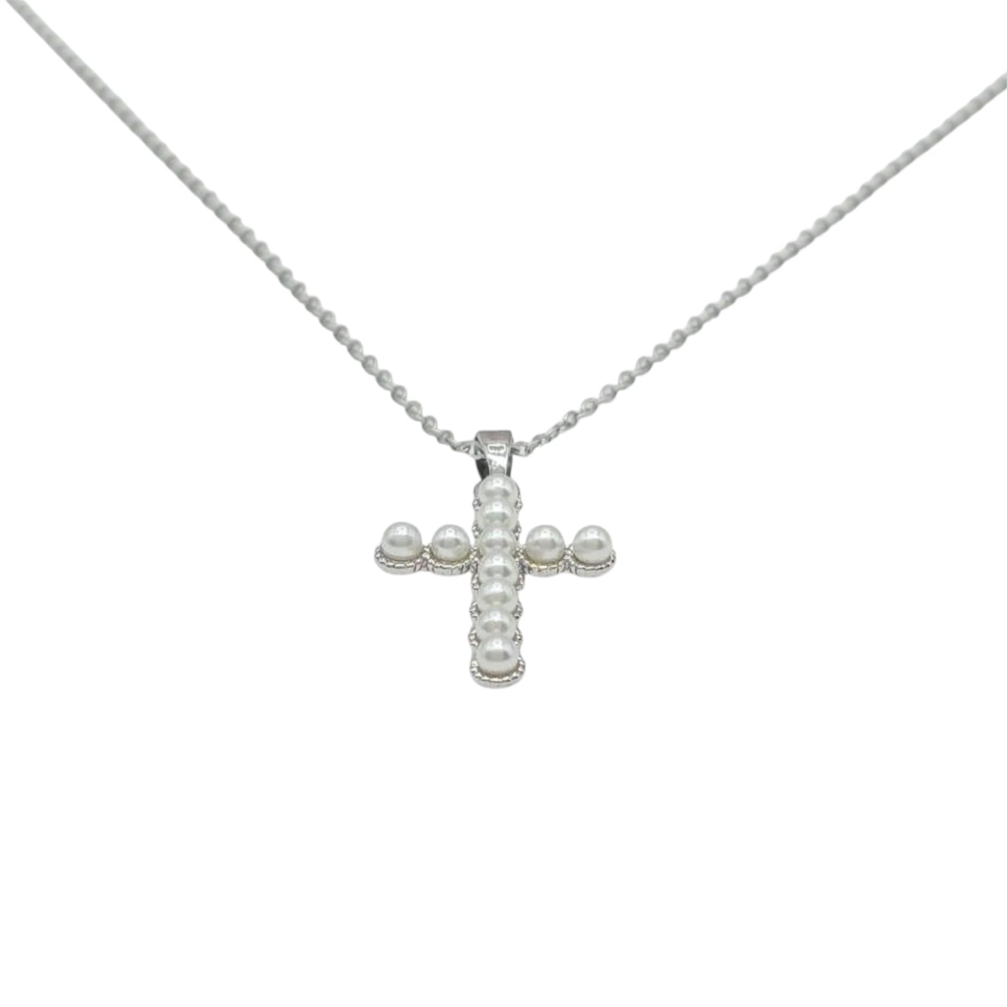 Pearl Faith Silver Necklace