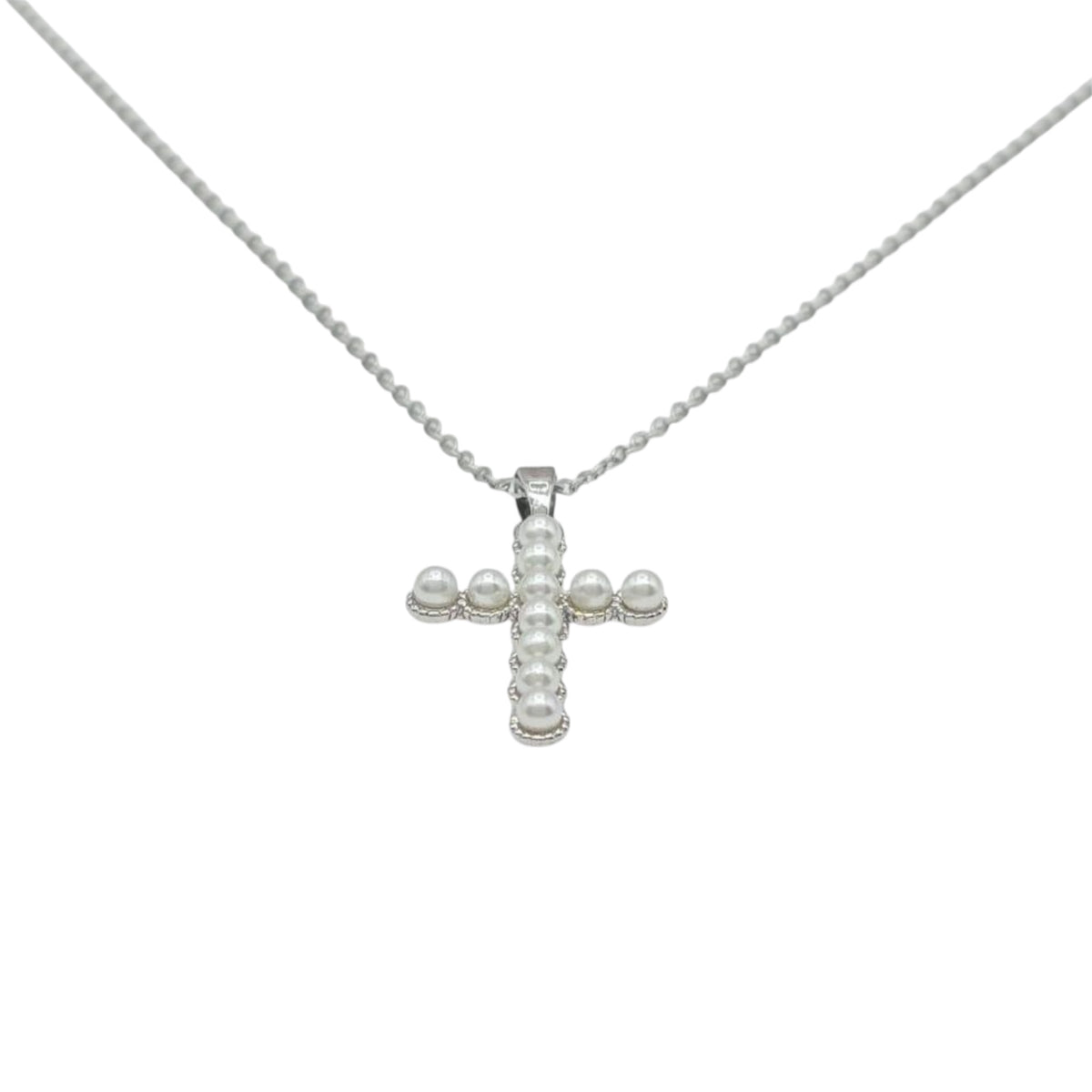 Pearl Faith Silver Necklace