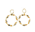 Thick Twisted Earrings
