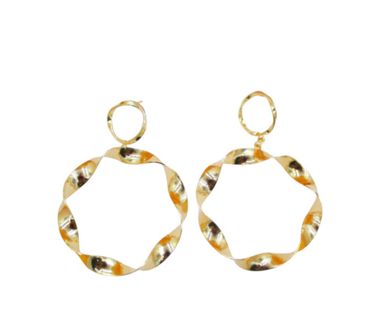 Thick Twisted Earrings