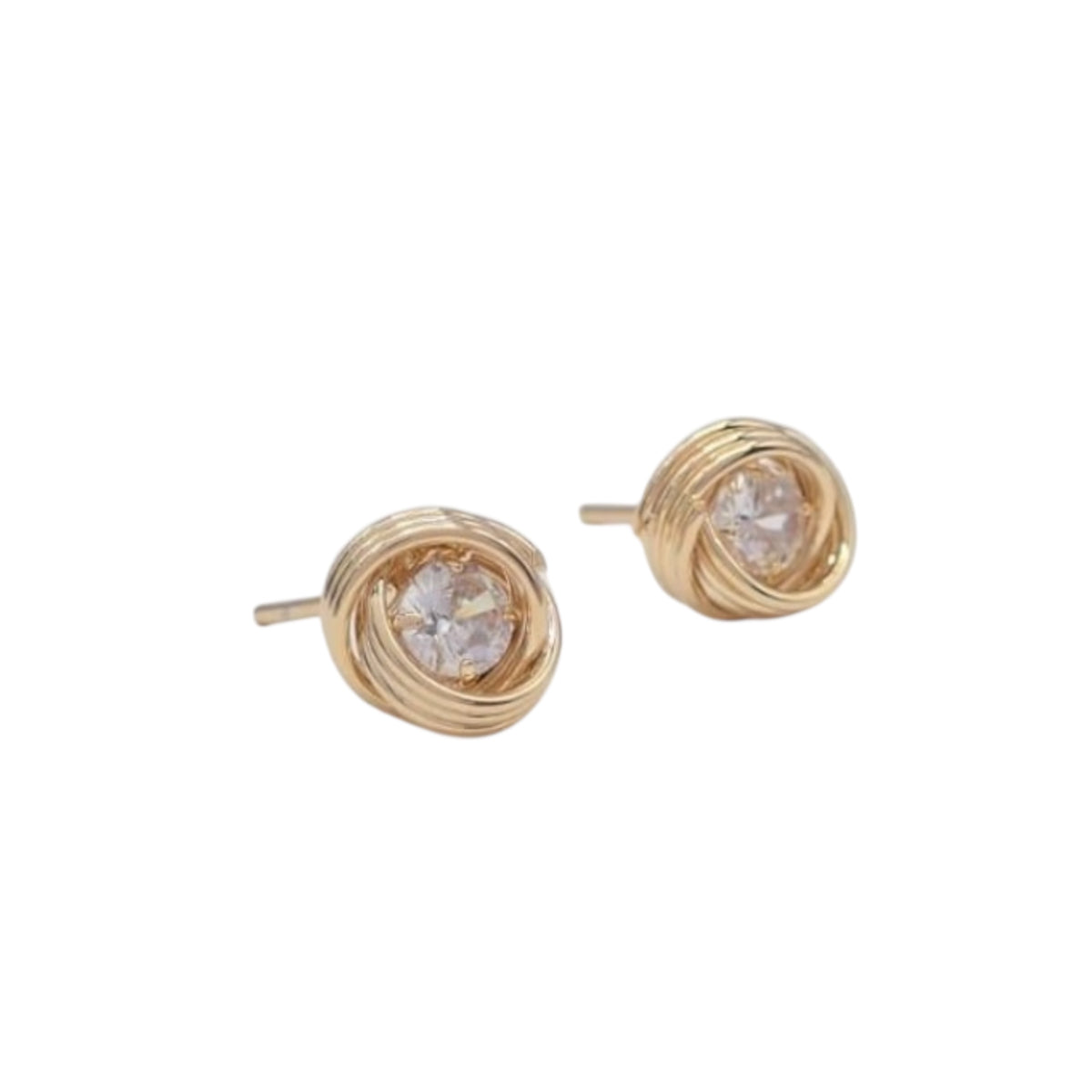 Golden Knot Stud
