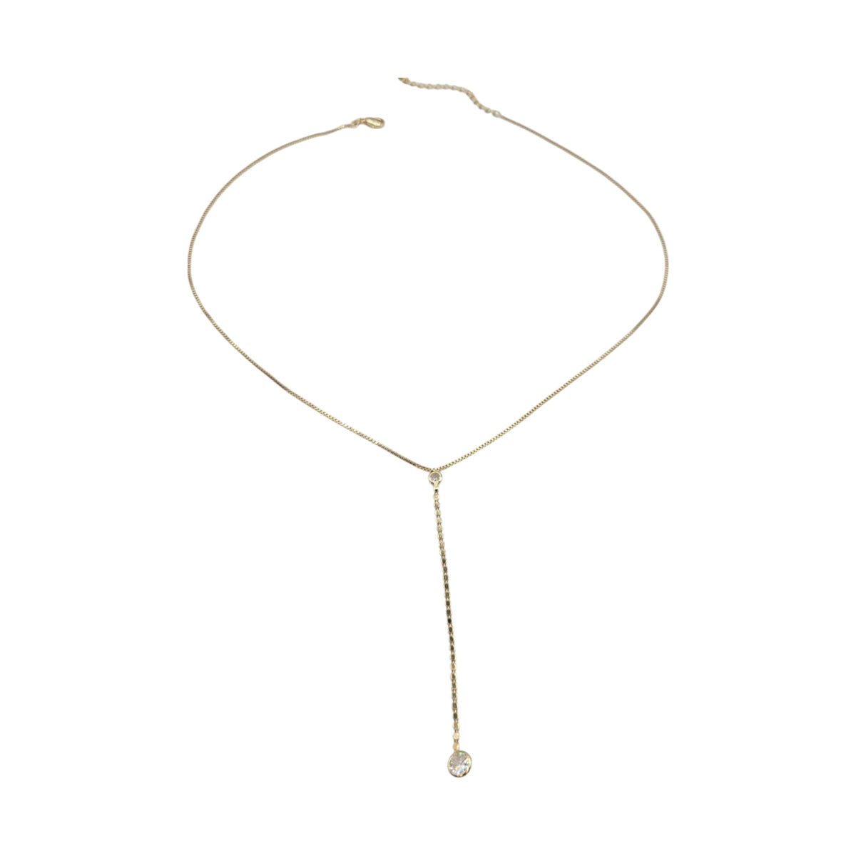 Gold Drop Lariat