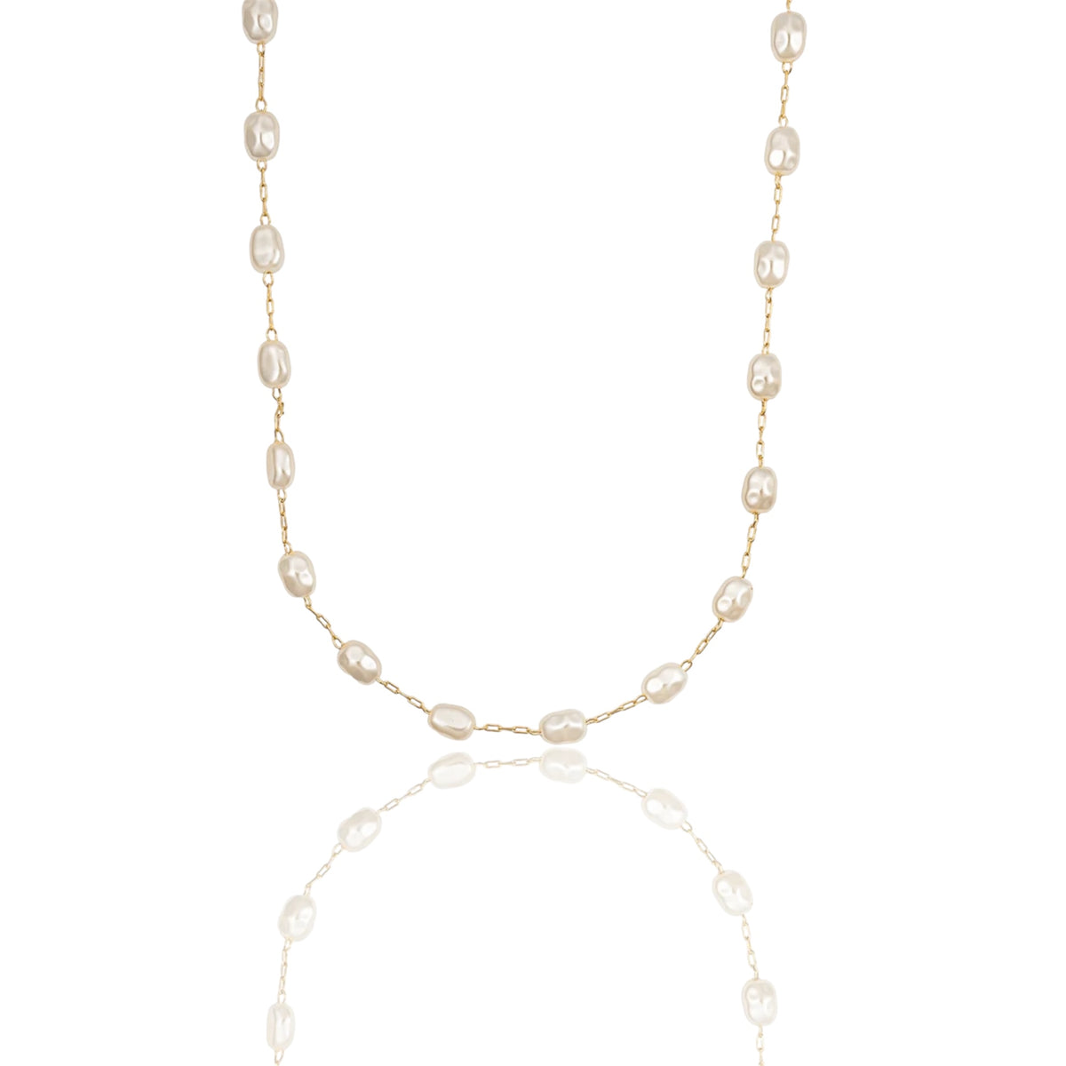 Pearl Oval Necklace