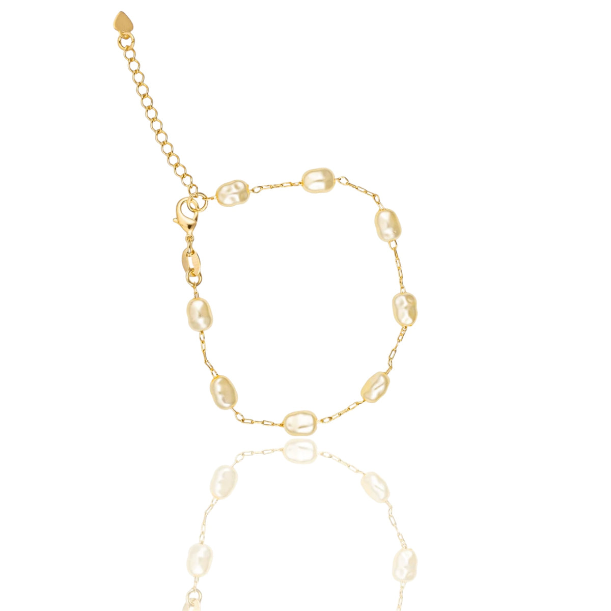 Pearl Oval Bracelet