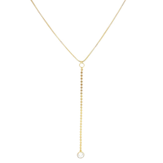 Gold Drop Lariat