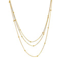 Triple Layered Chain Necklace