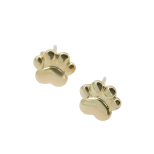 Dog Paw Print Stud