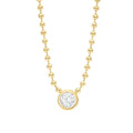 Bead Link Chain Charm Necklace